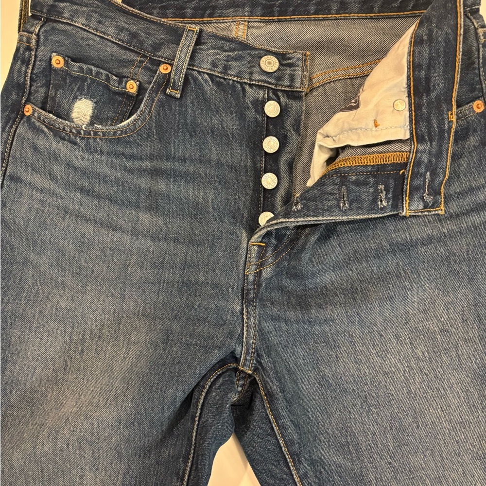 Levi’s 501 Dark Blue Denim High Rise